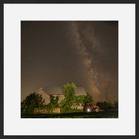 Milky Way over a Vermont farm