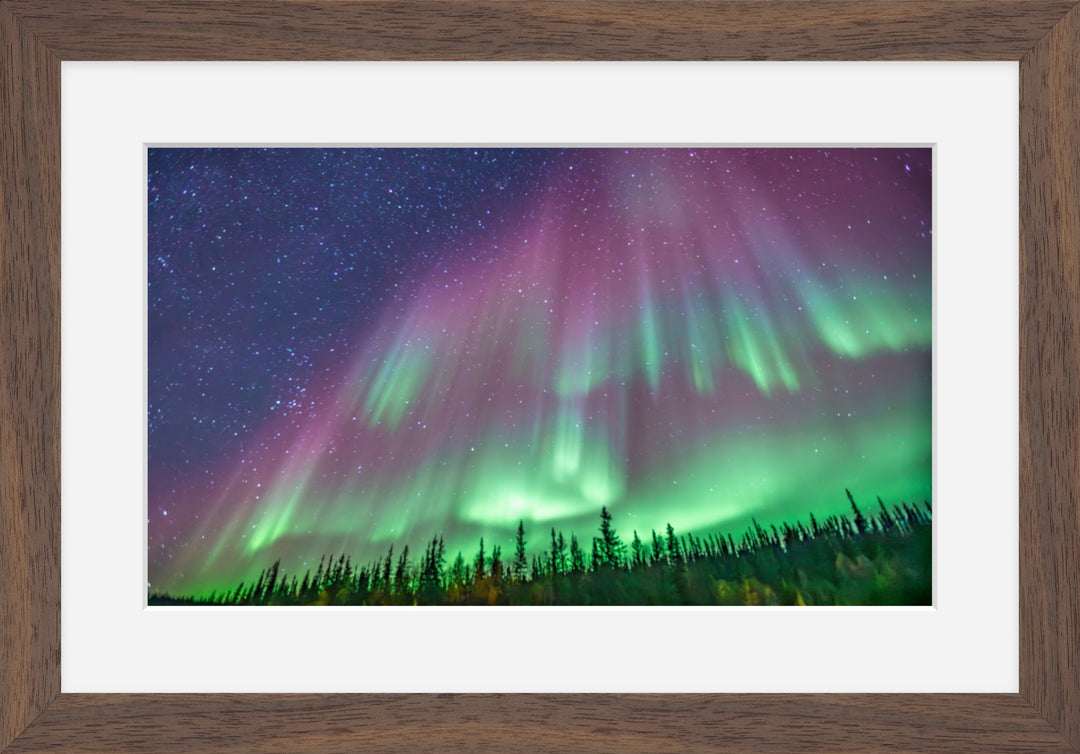 Red and Green Northern Lights