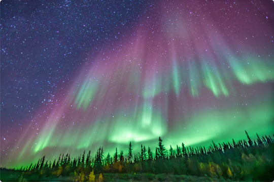 Red and Green Northern Lights