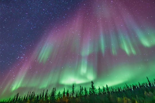 Red and Green Northern Lights