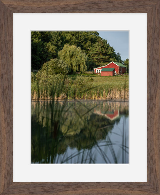 Red Barn at Sunrise