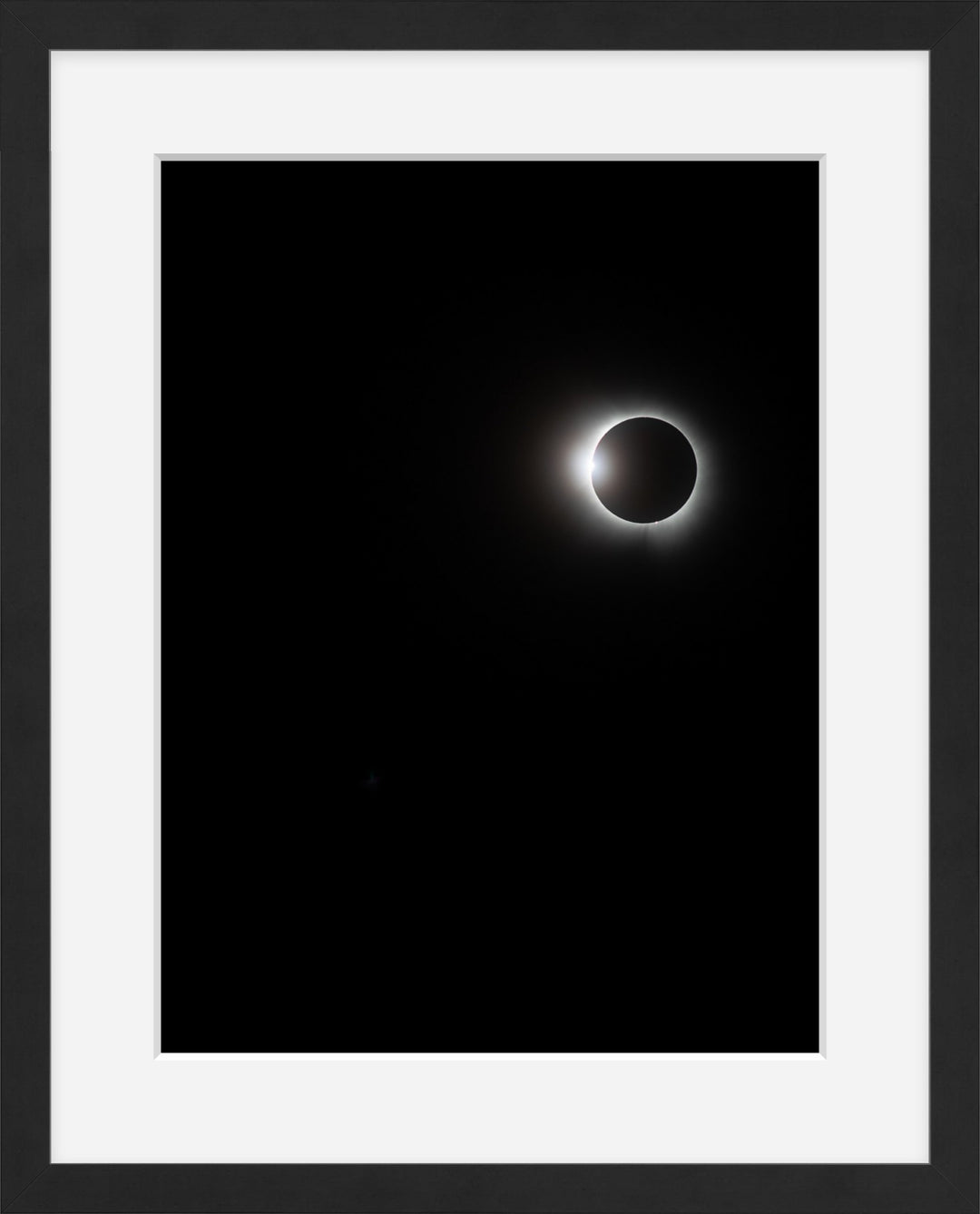 Solar Eclipse Left Flare