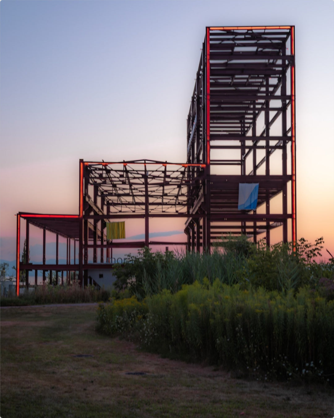 Sunset at the Moran Frame