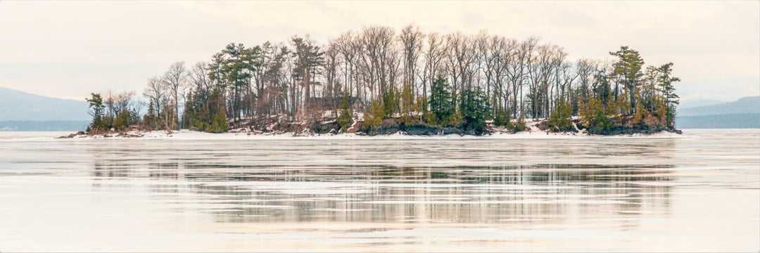 Meech Island in Lake Champlain