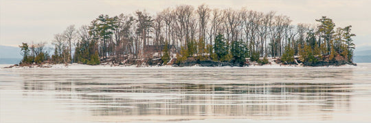 Meech Island in Lake Champlain