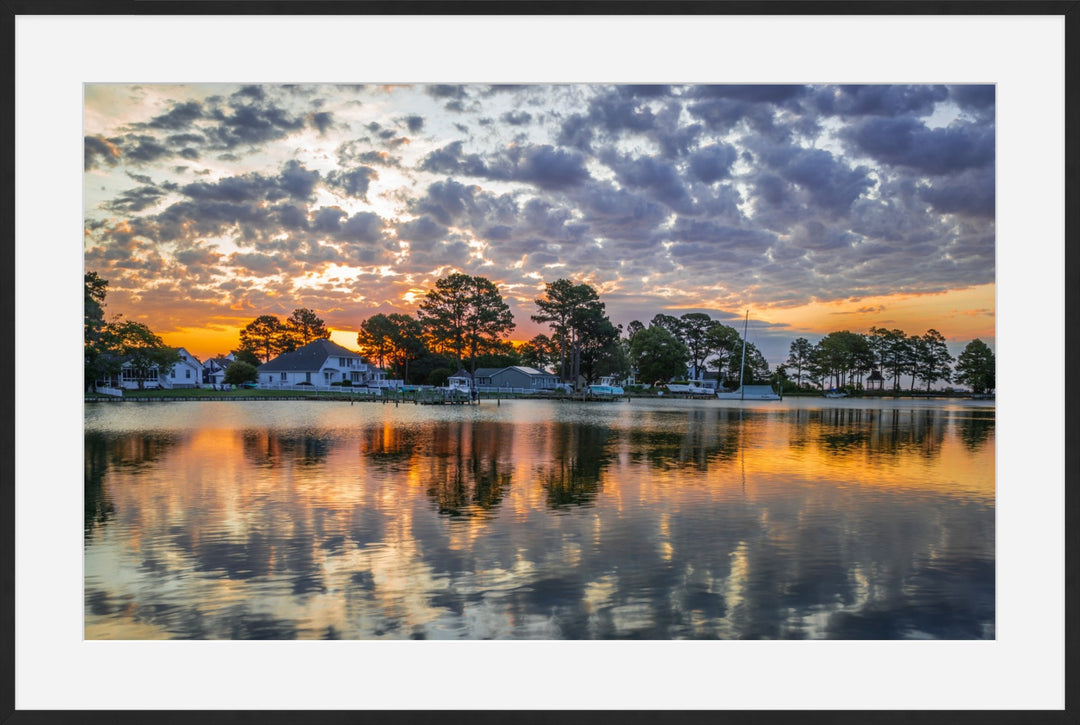 Sunset at Ingram Bay Marina, Virginia