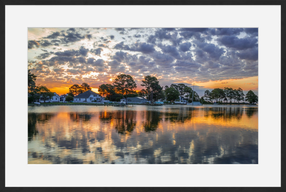 Sunset at Ingram Bay Marina, Virginia