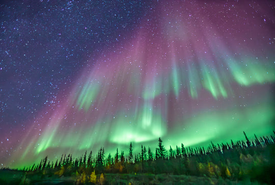 Red and Green Northern Lights