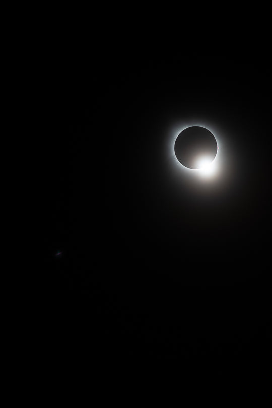 Solar Eclipse Right Flare